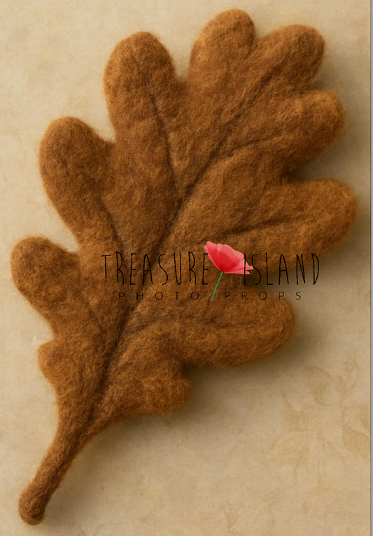 Felted Oak Leaf – Autumn Photo Prop