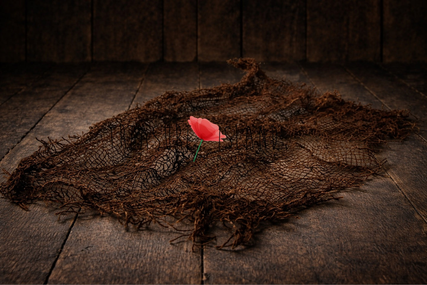 Hand-Dyed Chunky Jute Fiber Layer – Newborn Photo Props