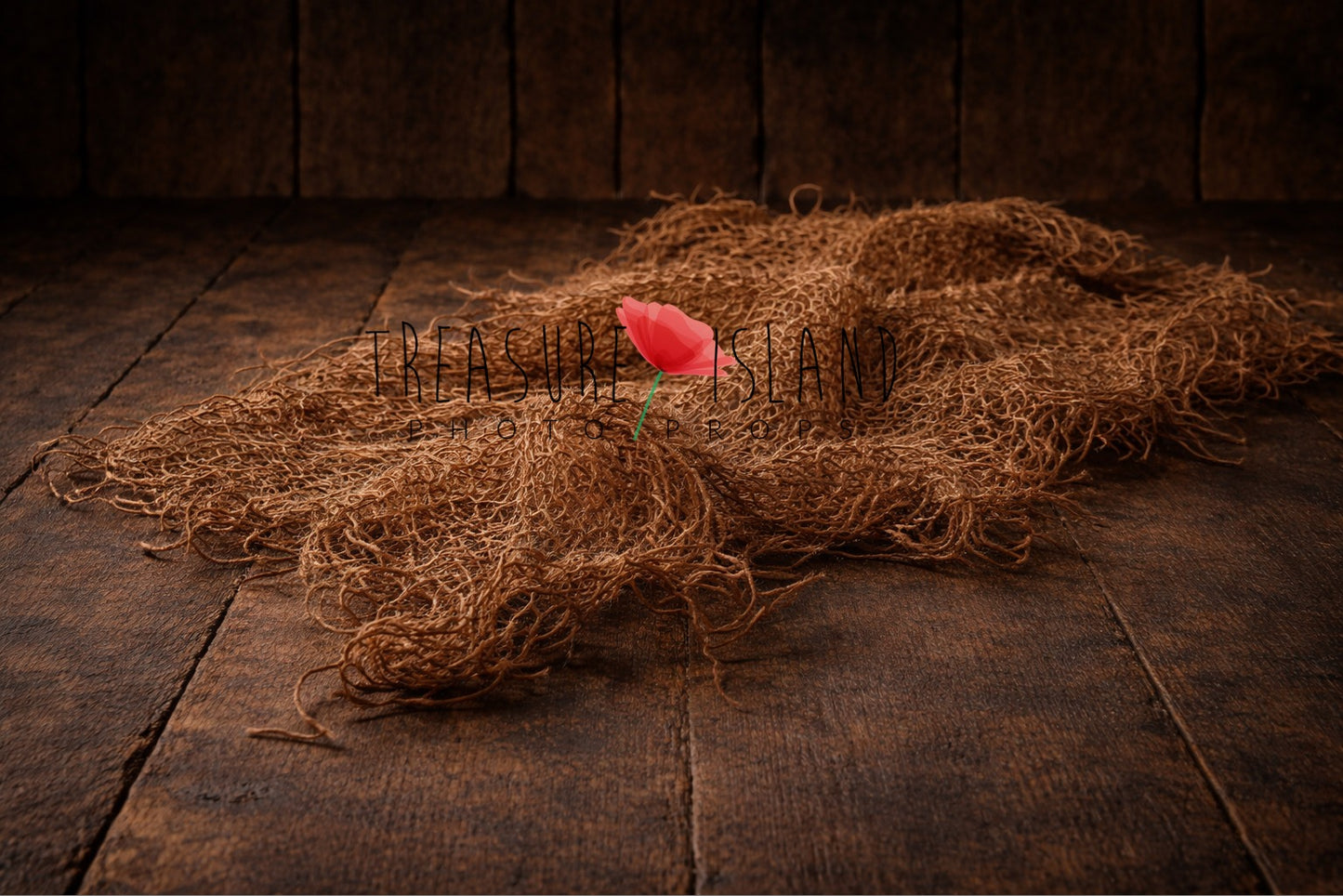 Hand-Dyed Chunky Jute Fiber Layer – Newborn Photo Props