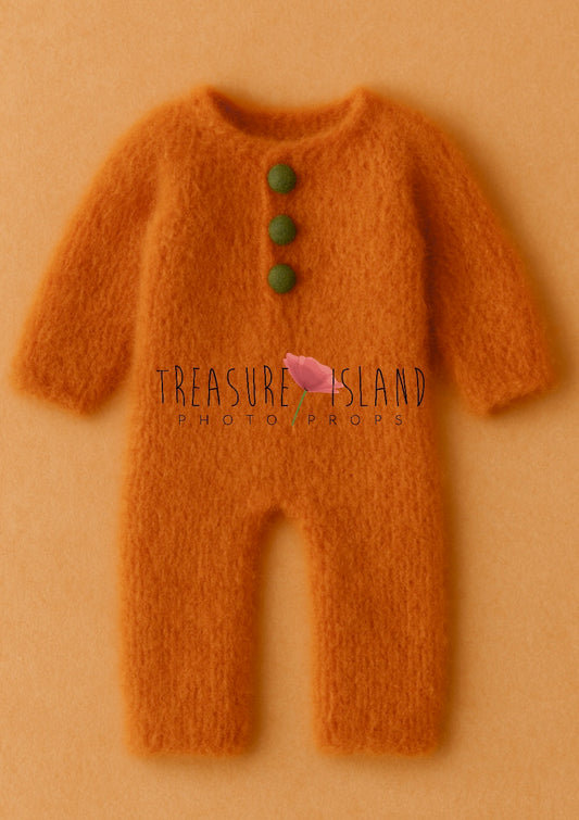 Knitted Romper – Handcrafted Baby Outfit