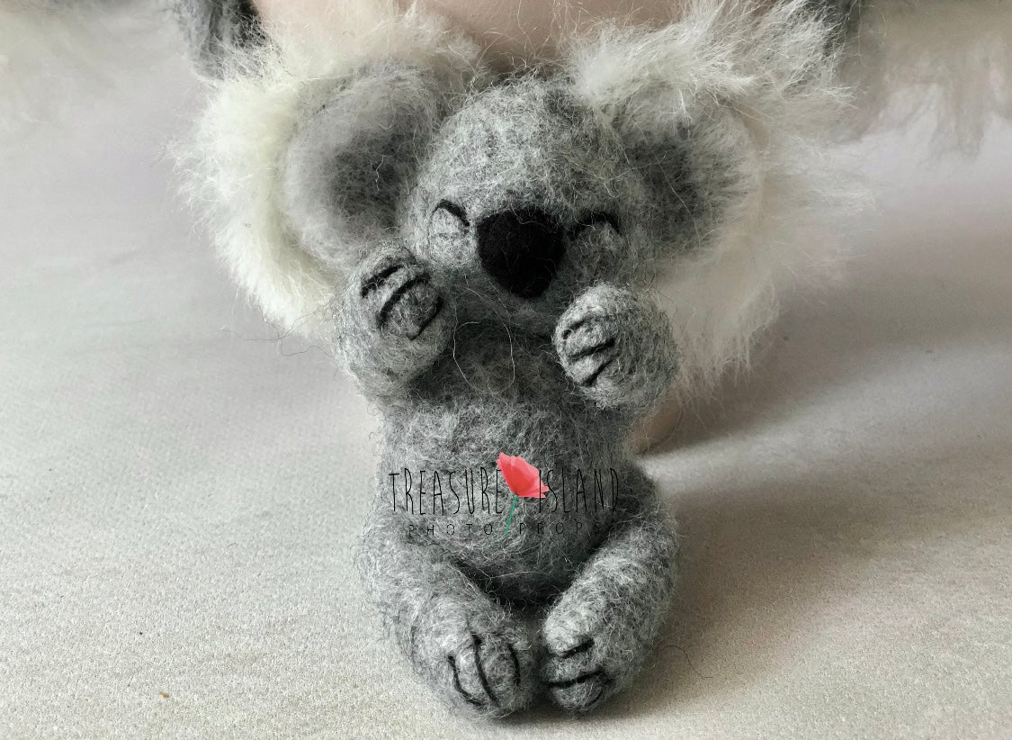 KOALA Bear SET felt animals ✨ felt animal NEEDLE animal NEEDLE animals