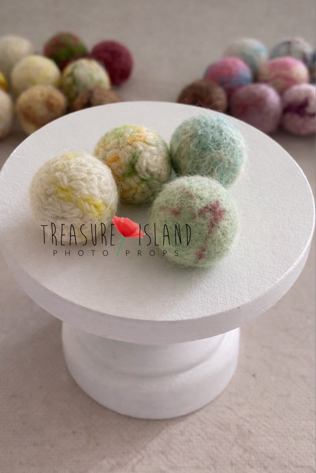 Ice Cream Dream – Hand-Felted Ice Cream Cone Set | Newborn Photo Prop