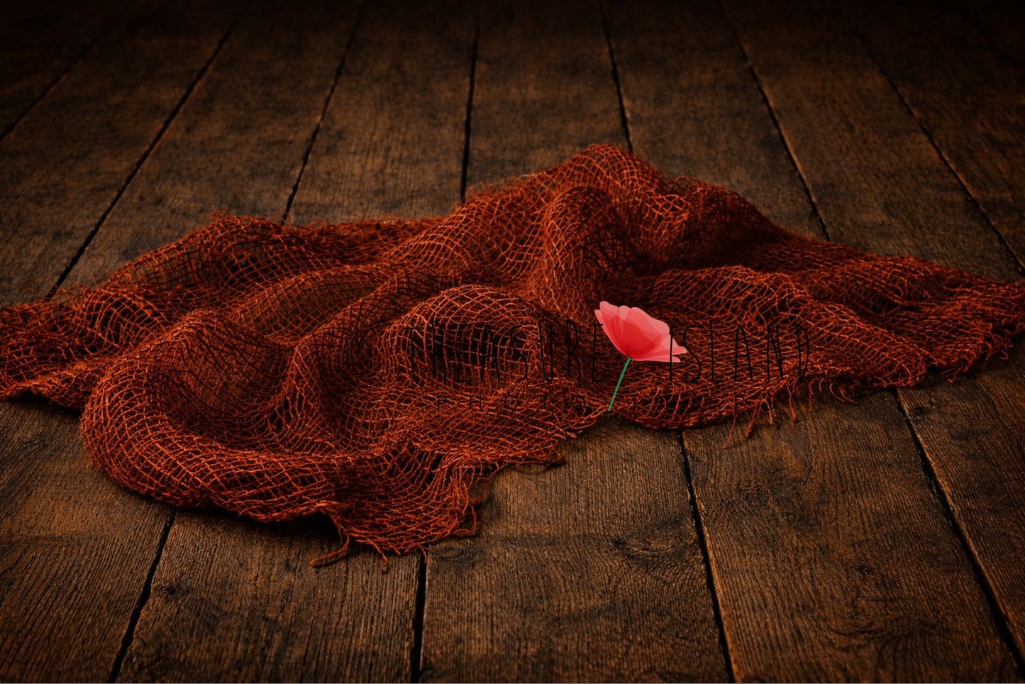 Hand-Dyed Chunky Jute Fiber Layer – Newborn Photo Props