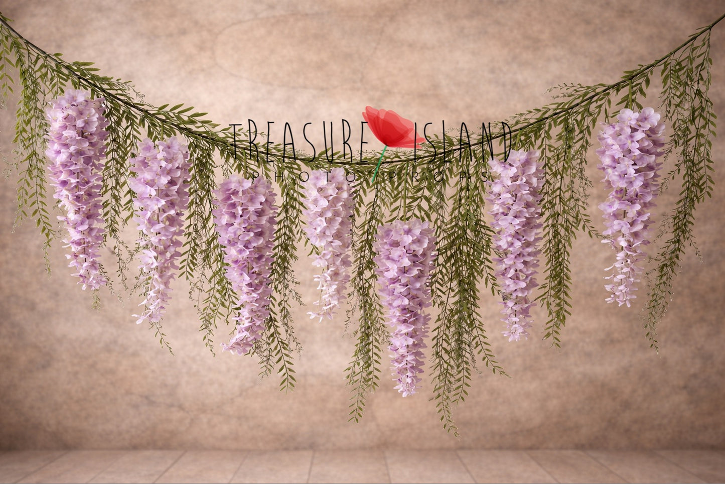 Flower garland 150 cm or 180 cm Overhang flowers
