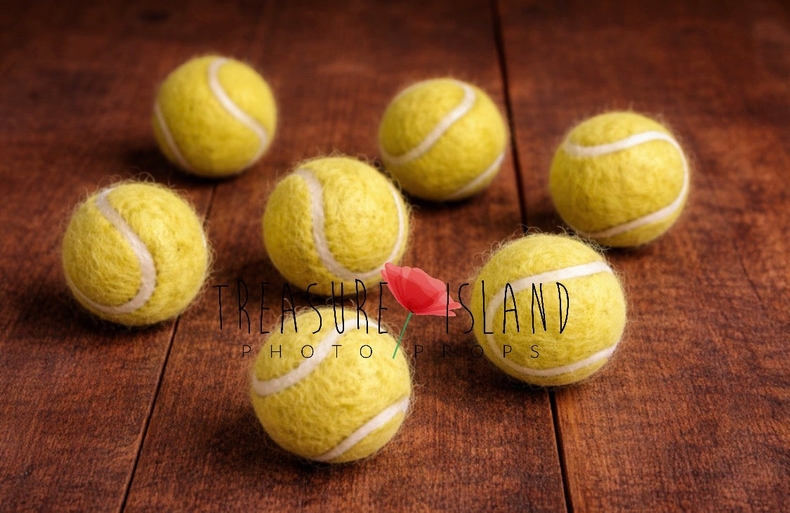 Hand-Felted Tennis Ball – Newborn & Sitter Photography Prop