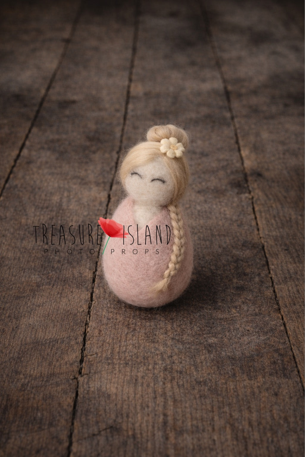 Heirloom Baby Doll Collection – Hand-Felted Swaddled Mini Dolls for Newborn Photography