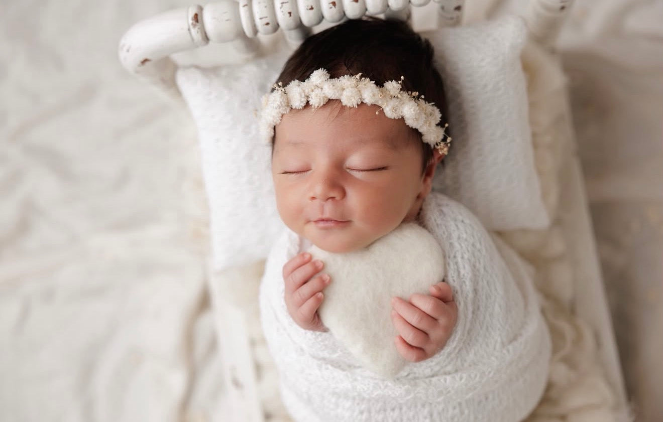 Knitted Teddy Bear & Bunny - Newborn Photo Props