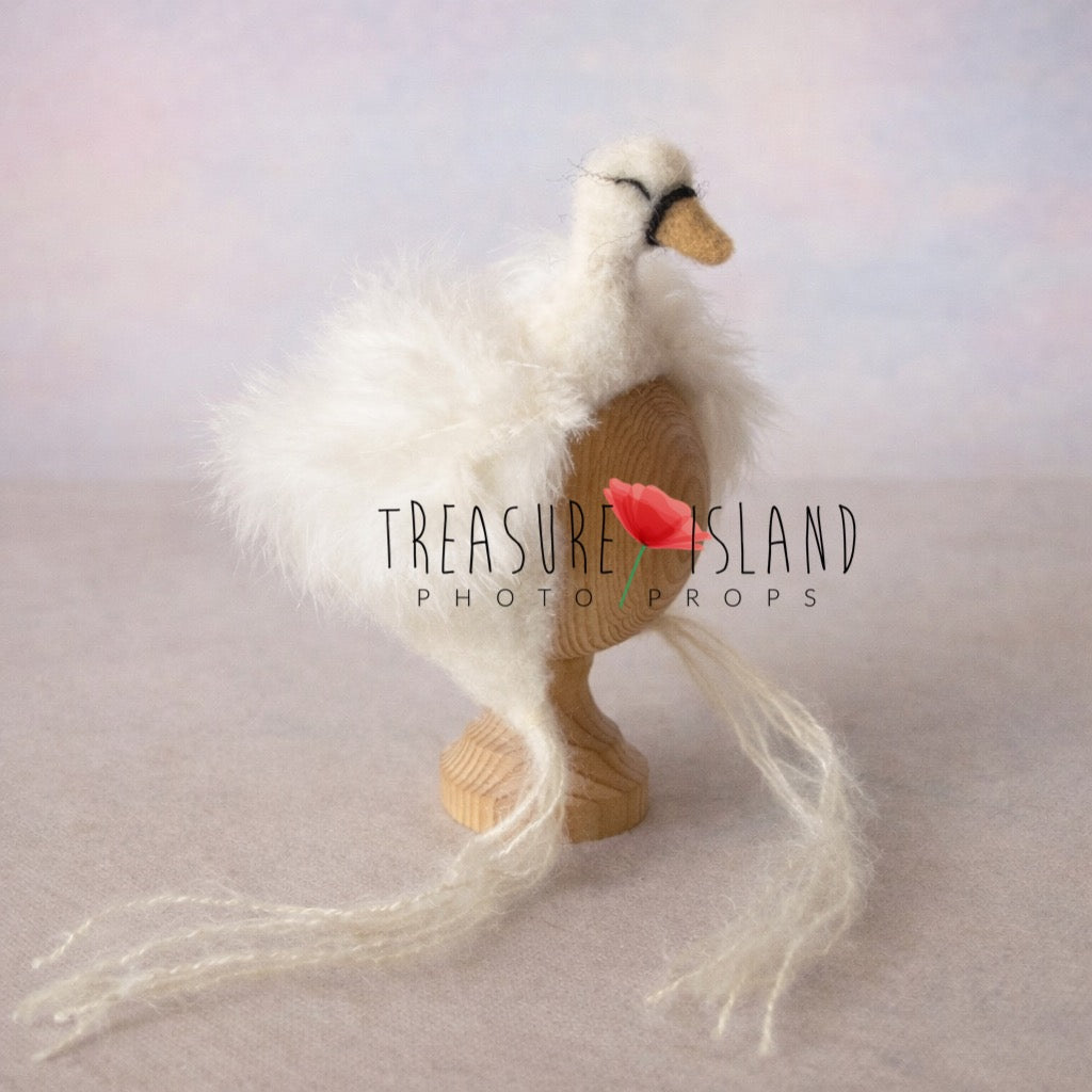 NADELSCHWAN-SET GEFILZTES SCHWAN-SET Filztiere Filztier NADELtier NADELtiere - Modell 1