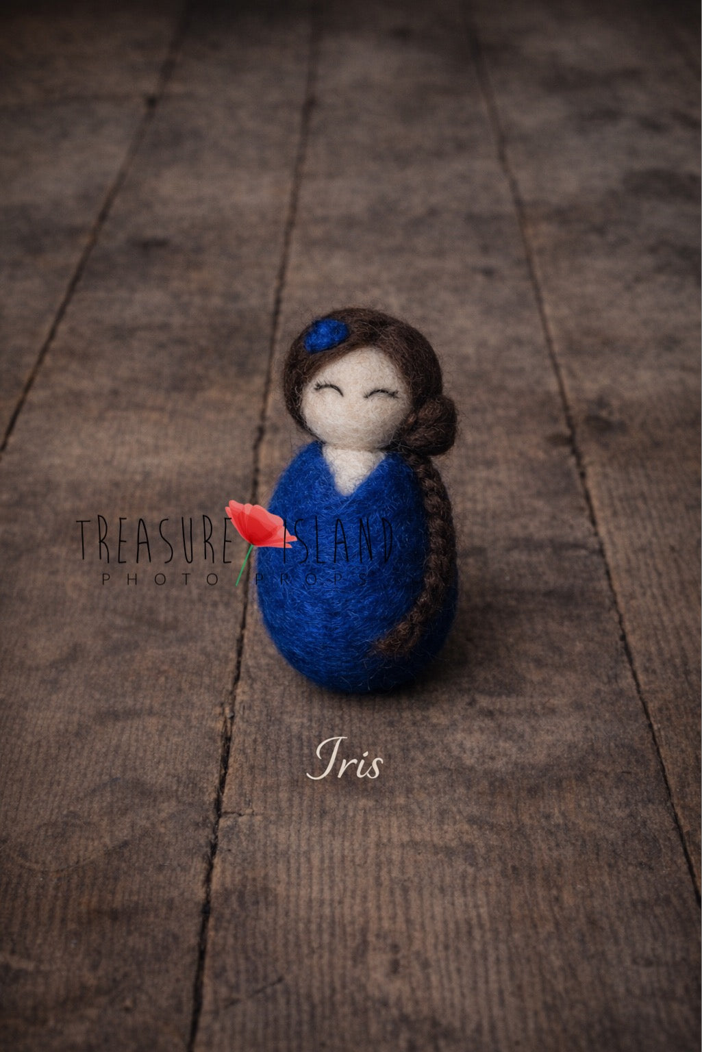 Heirloom Baby Doll Collection – Hand-Felted Swaddled Mini Dolls for Newborn Photography