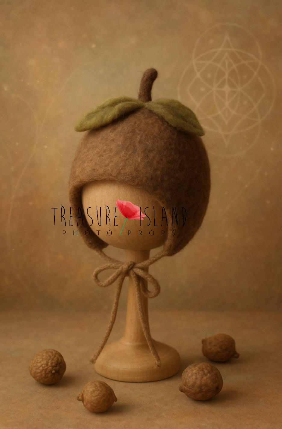Felt Hazelnut Bonnet