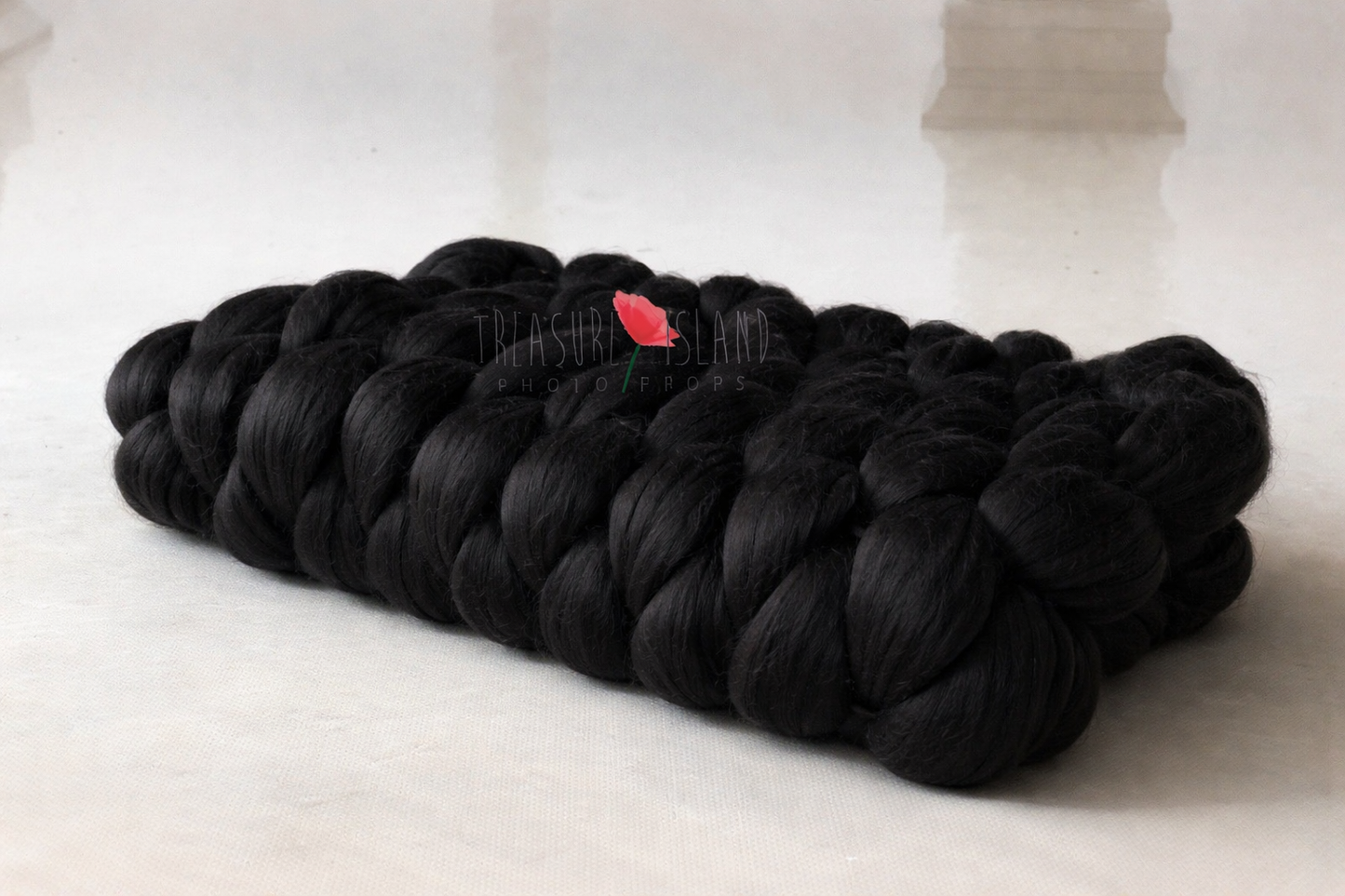 LUXURY Marshmallow Merino Blanket – PRINCESS Collection | Handmade Newborn Photography Prop