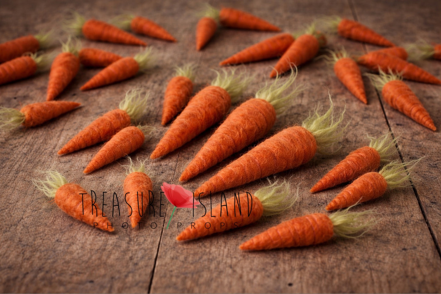 Handmade Felted Carrots – Easter Newborn Photography Props