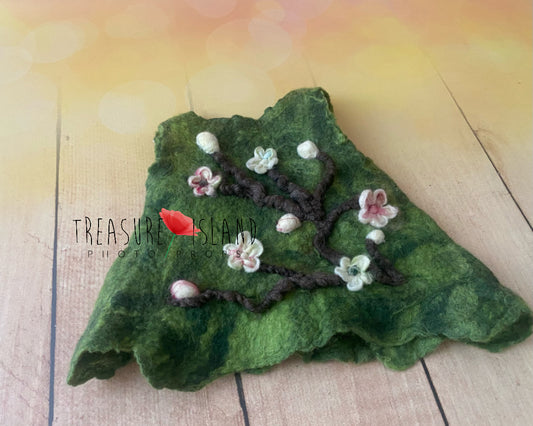 Felted Leaf dress