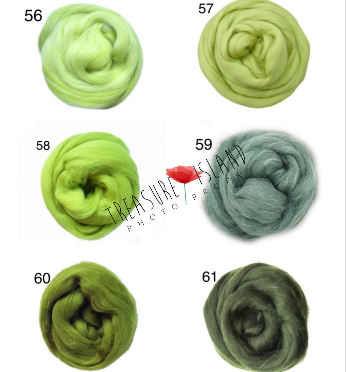 WOOLEN POSSING NEST - ROVING PLAITED NEST _ 78 colours to choose from