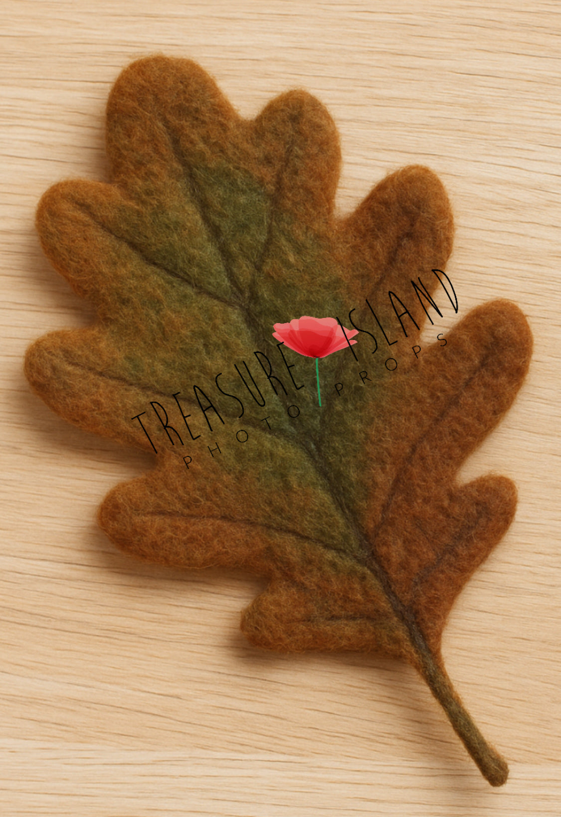 Felted Oak Leaf – Autumn Photo Prop
