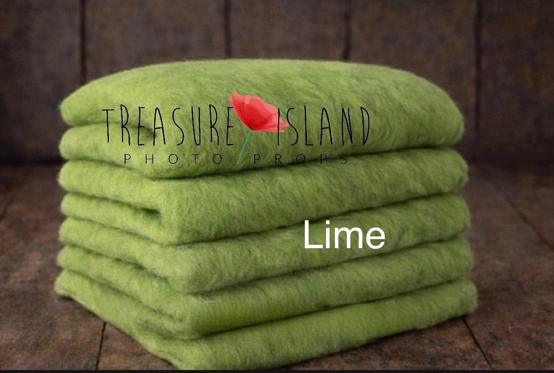 Classic Blankets – Handmade Felted Baby Blankets - Photo Props - 69 colours