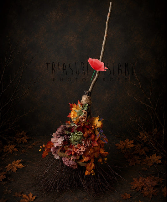 Enchanted Autumn Broom - Luxury Handmade Photography Prop