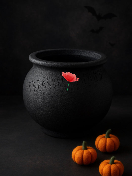 Styrofoam Witch Cauldron – Halloween Photo Prop for Newborn & Sitter Session