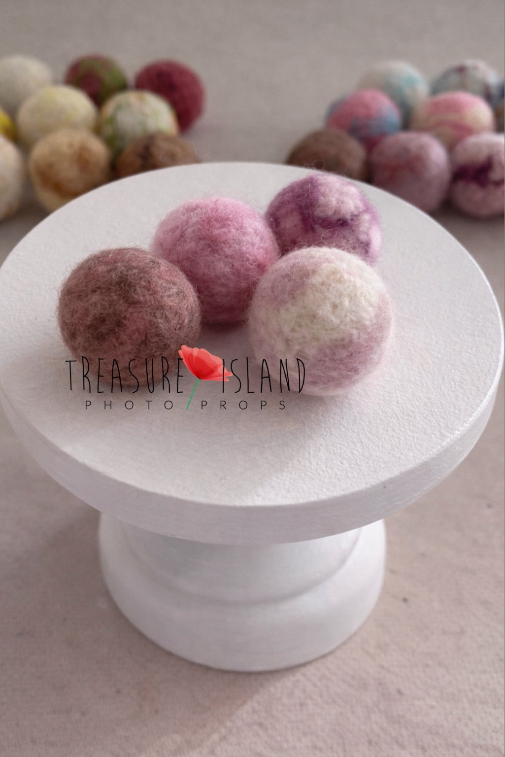 Ice Cream Dream – Hand-Felted Ice Cream Cone Set | Newborn Photo Prop
