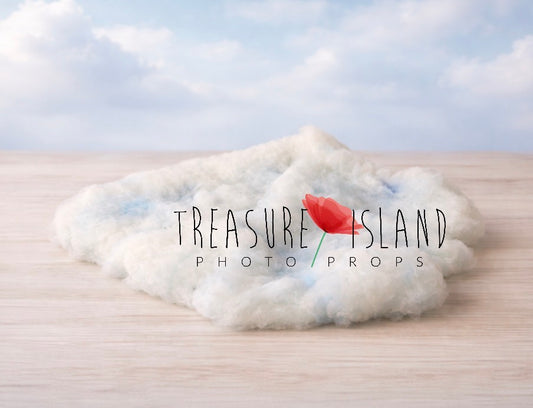 ☁️ LUXURY Heavenly Wool Cloud – Handmade Newborn Photography Prop ☁️