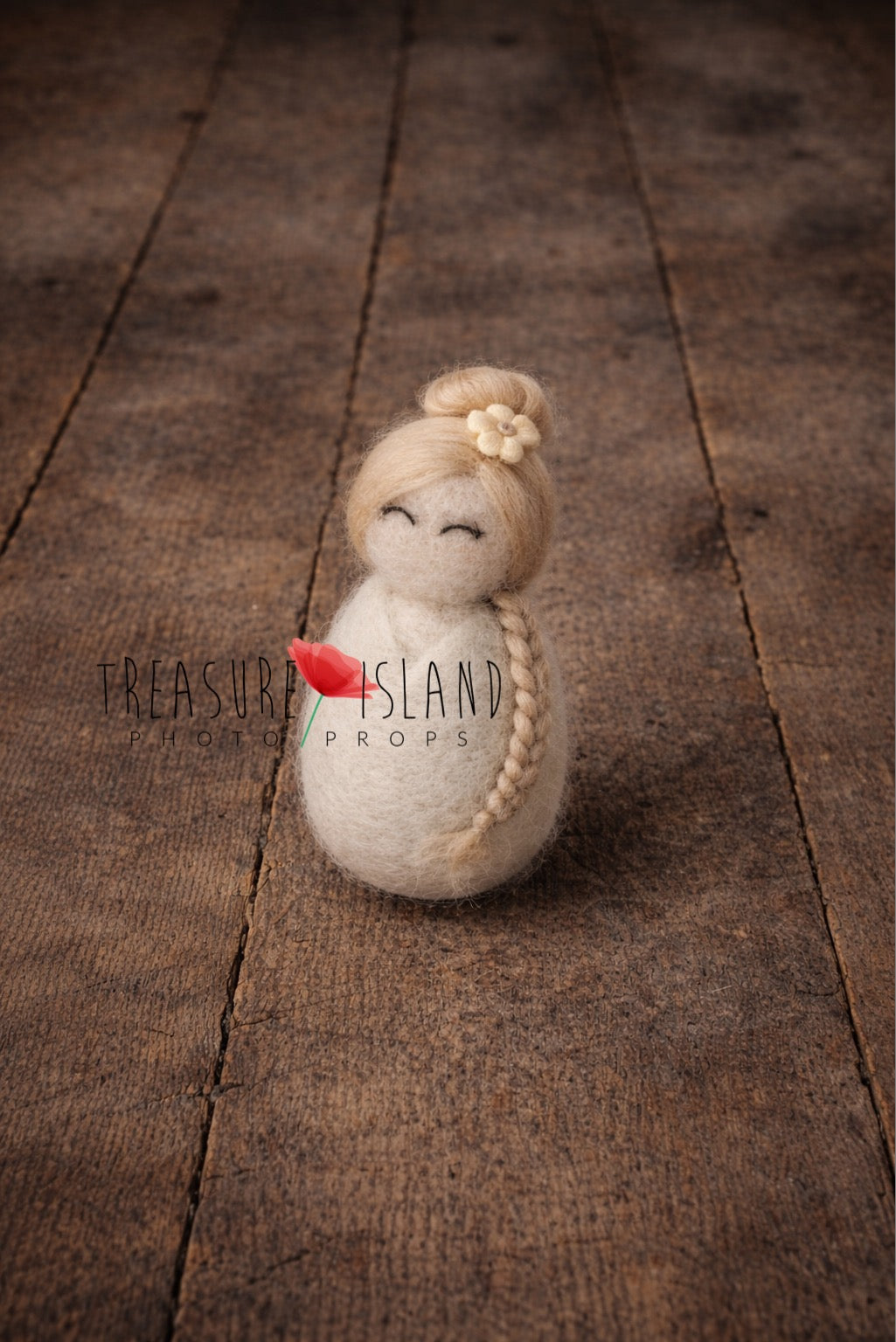 Heirloom Baby Doll Collection – Hand-Felted Swaddled Mini Dolls for Newborn Photography