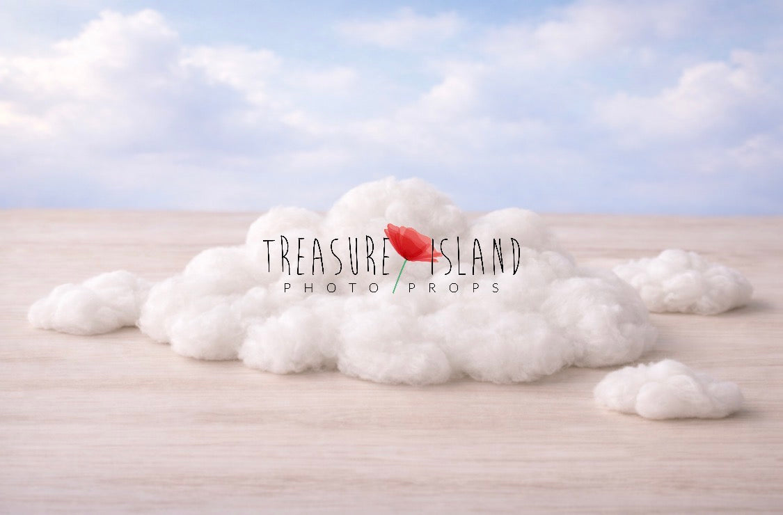 LUXURY Classic Cloud Set – Handmade Newborn Photography Prop