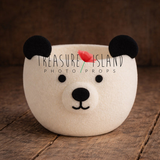 Panda Bear Bowl – Styrofoam Photography Prop