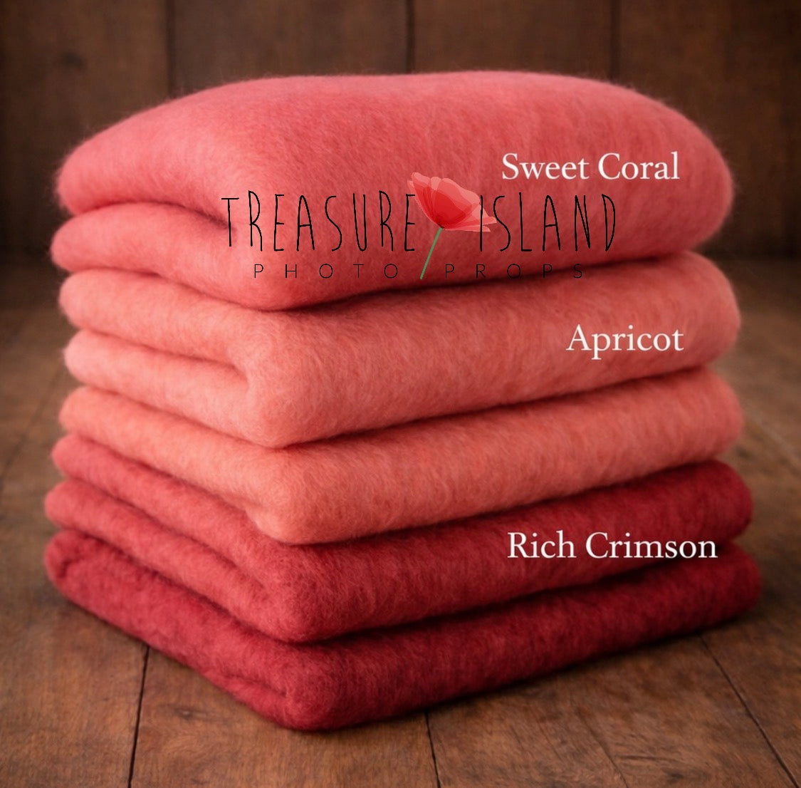 Classic Blankets – Handmade Felted Baby Blankets - Photo Props - 69 colours