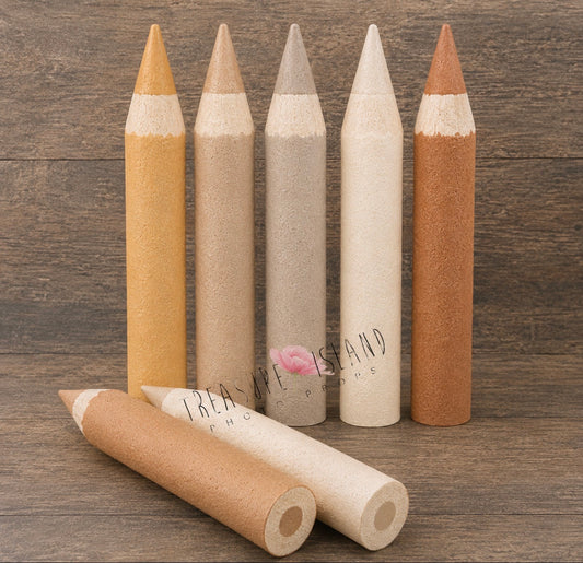 Teddy Collection  Luxury Foam Pencil Set | Fine Art Photography Props - 3 sizes