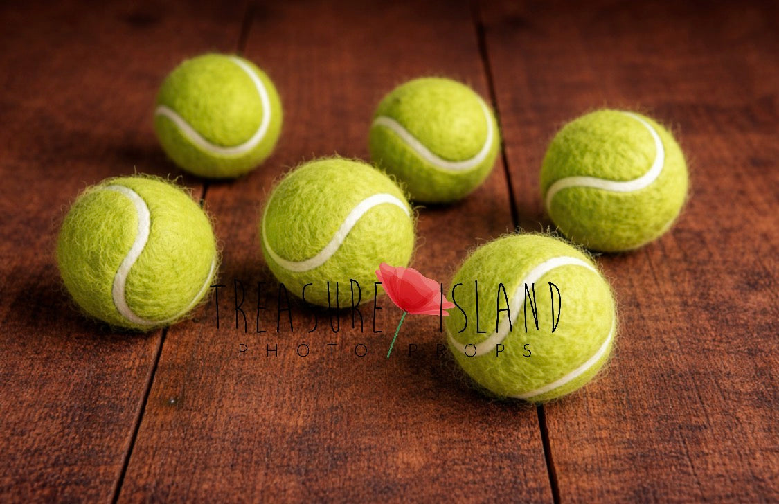 Hand-Felted Tennis Ball – Newborn & Sitter Photography Prop