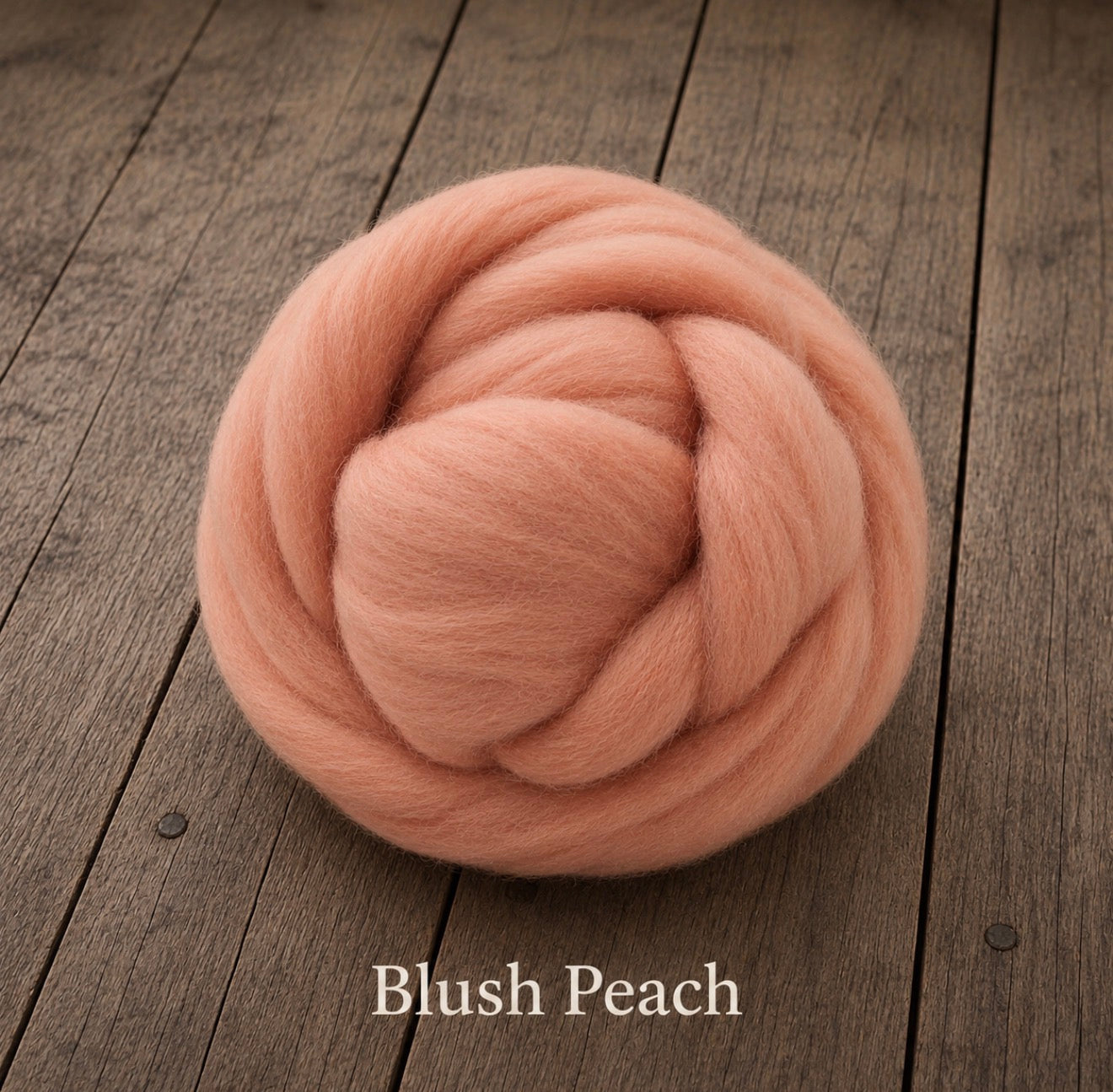 Blush Peach felted wool wrap color sample for newborn photography