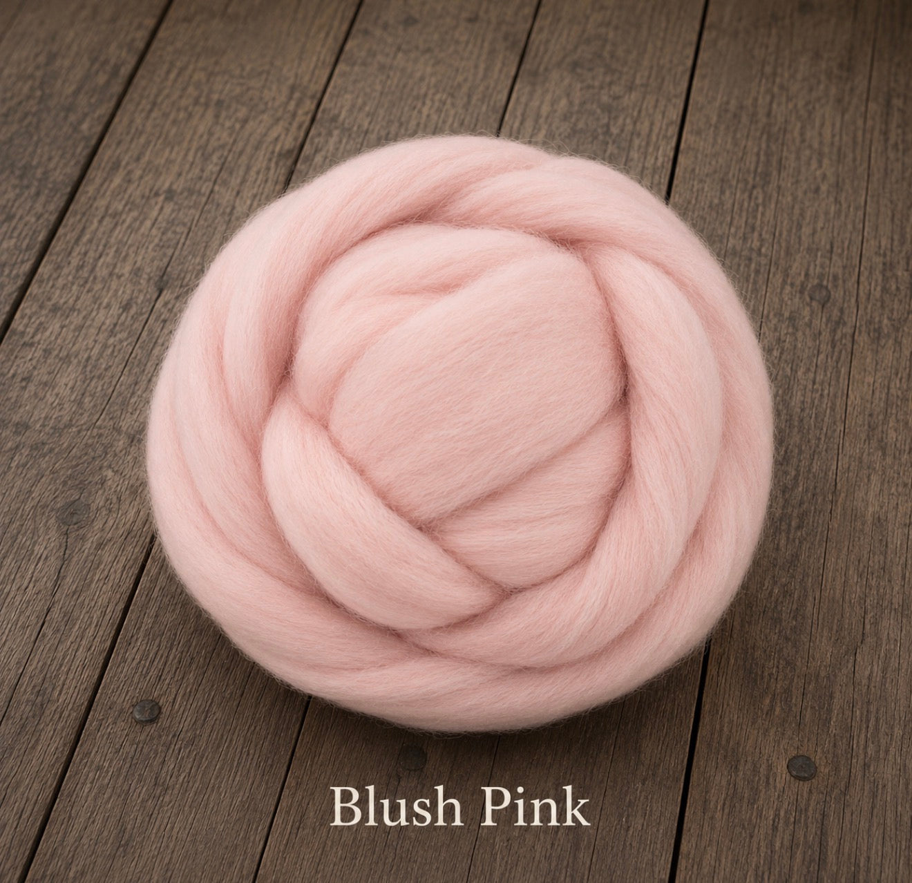 Blush pink felted wool wrap color sample for newborn photography