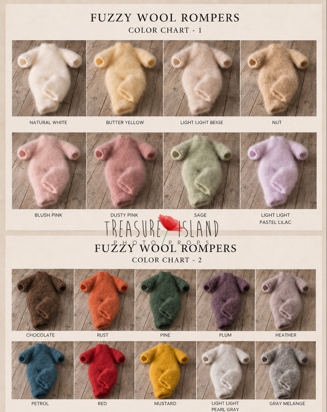 Fluffy Knitted Romper - Photo Props - TOP of the TOP