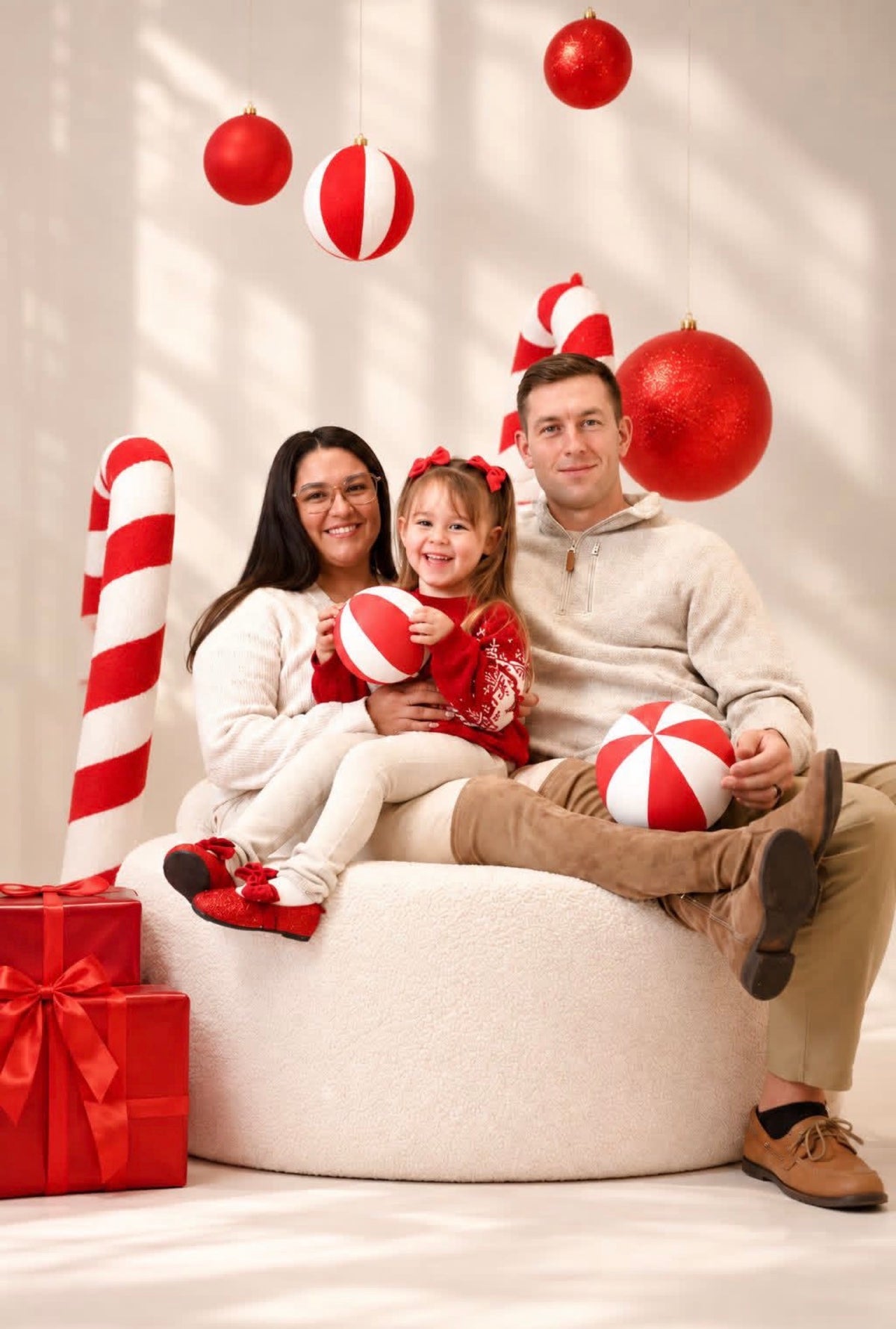 Giant Candy Cane Photography Prop - Christmas & Cake Smash