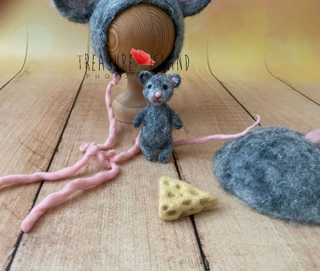 MOUSE SET felt animals ✨ felt animal NEEDLE animal NEEDLE animals