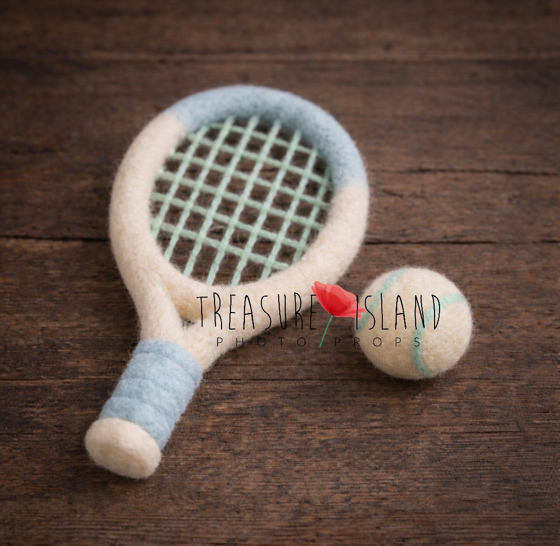 Little Champion – Hand-Felted Newborn Tennis Set