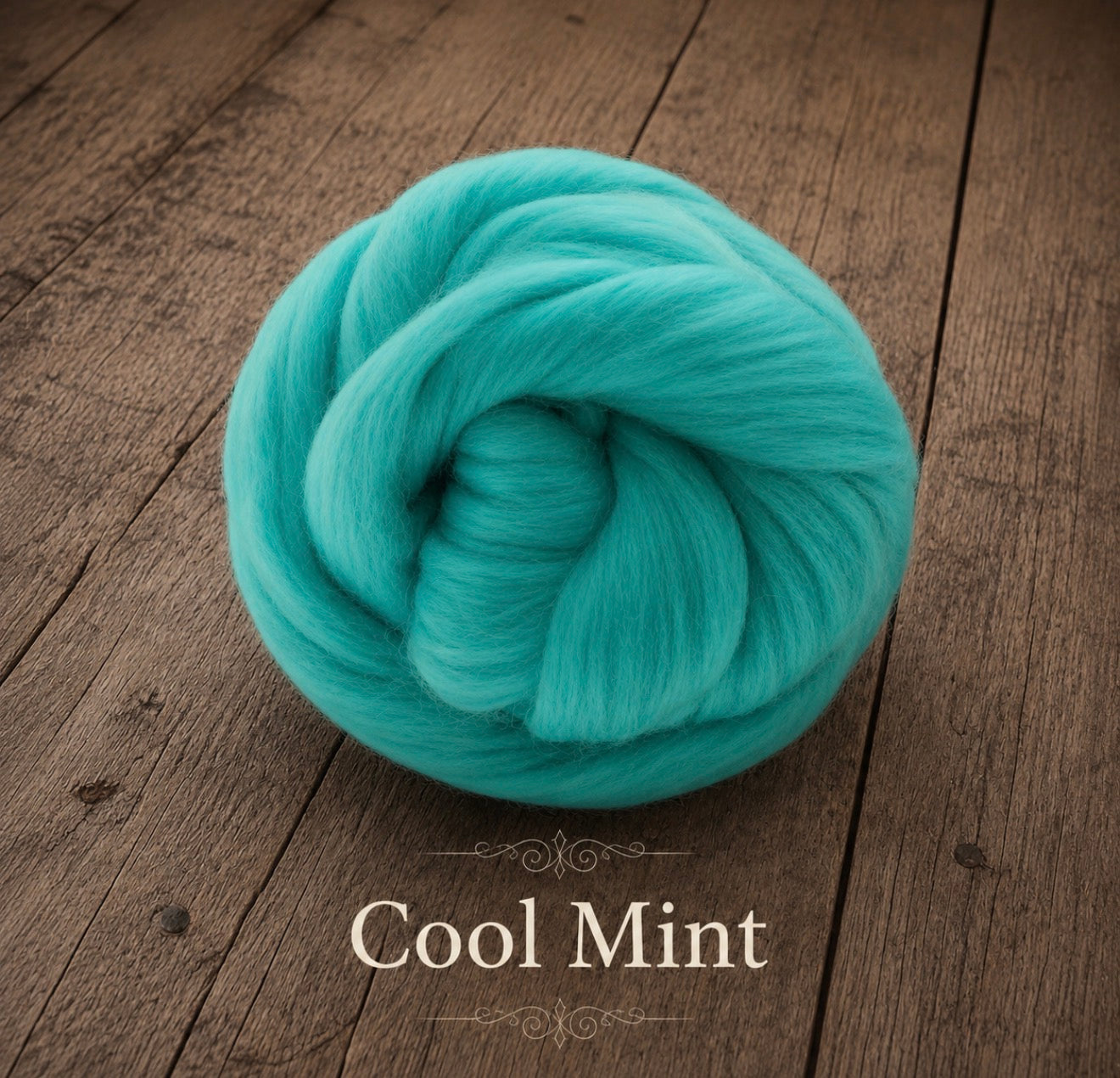 Cool Mint felted wool wrap color sample for newborn photography