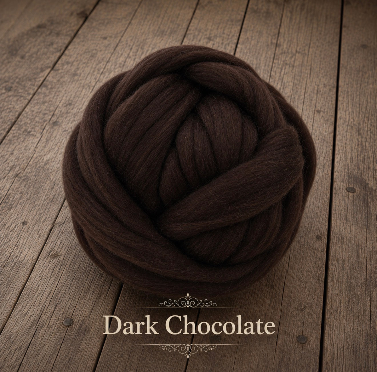 Dark  chocolate felted wool wrap color sample for newborn photography