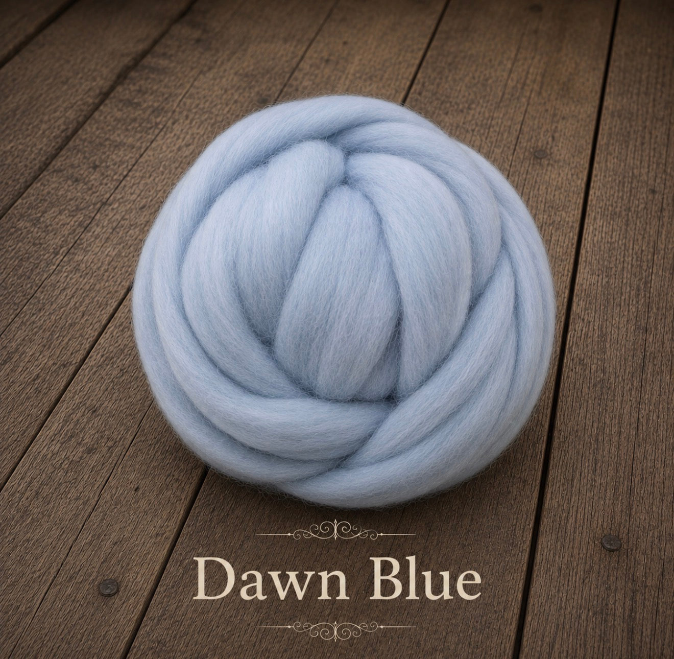 Dawn Blue felted wool wrap color sample for newborn photography
