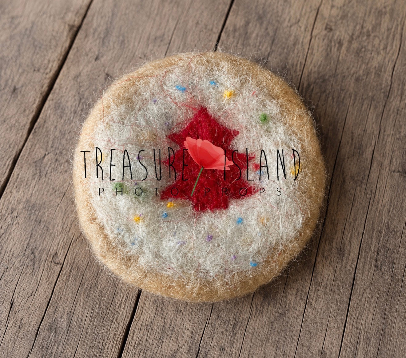 FELTED CHRISTMAS COOKIES - Handmade Wool Photography Props