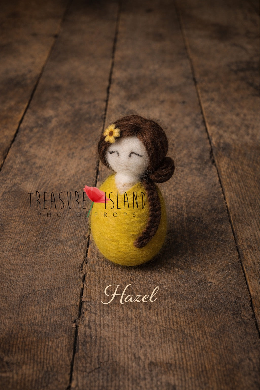 Heirloom Baby Doll Collection – Hand-Felted Swaddled Mini Dolls for Newborn Photography