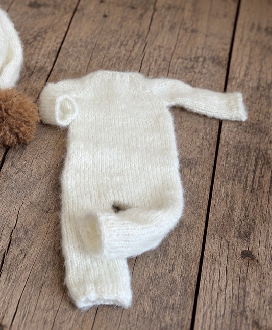 Fluffy Knitted Romper Photography prop