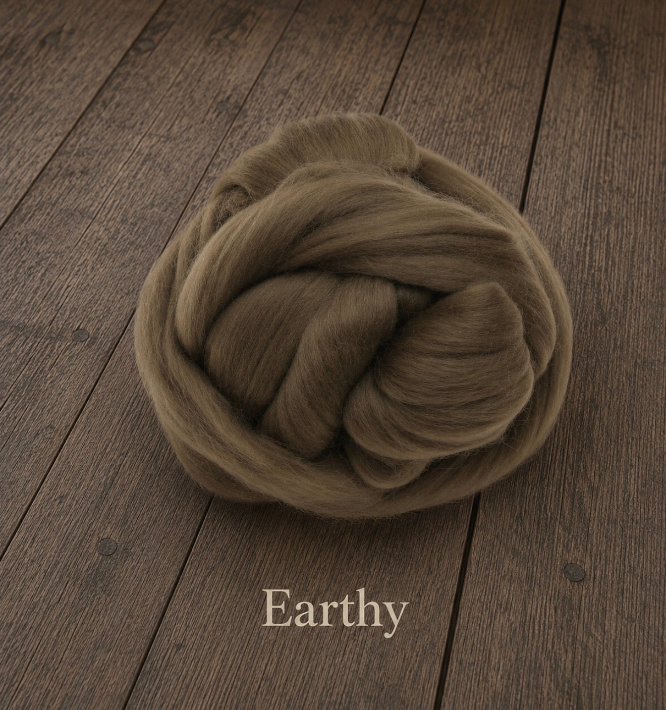 Earthy felted wool wrap color sample for newborn photography