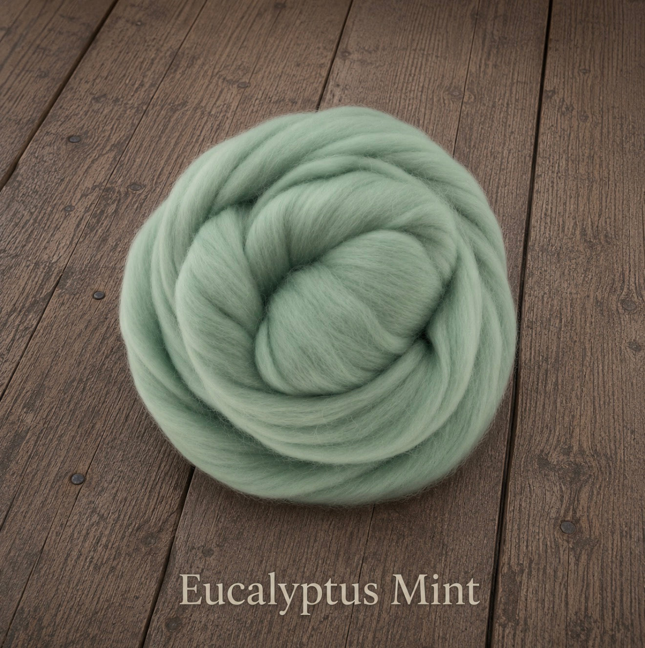 Eucalyptus Mint felted wool wrap color sample for newborn photography