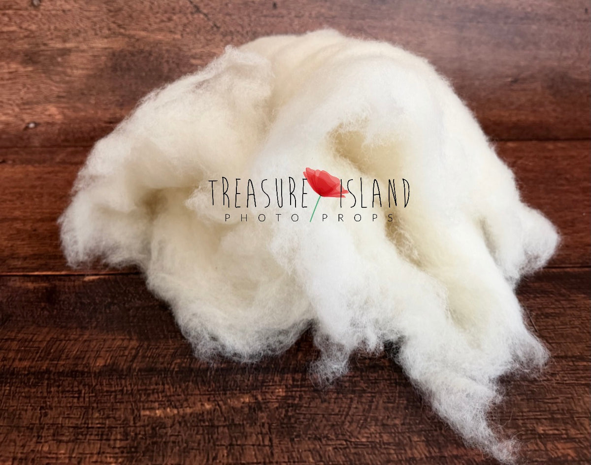 Extra fluffy wool newborn photography prop