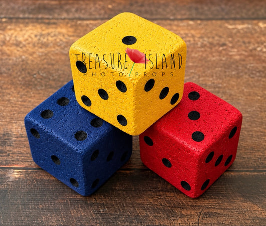 Luxury Foam Dice Collection BACK TO SCHOOL Collection | Handmade Fine Art Photography Props