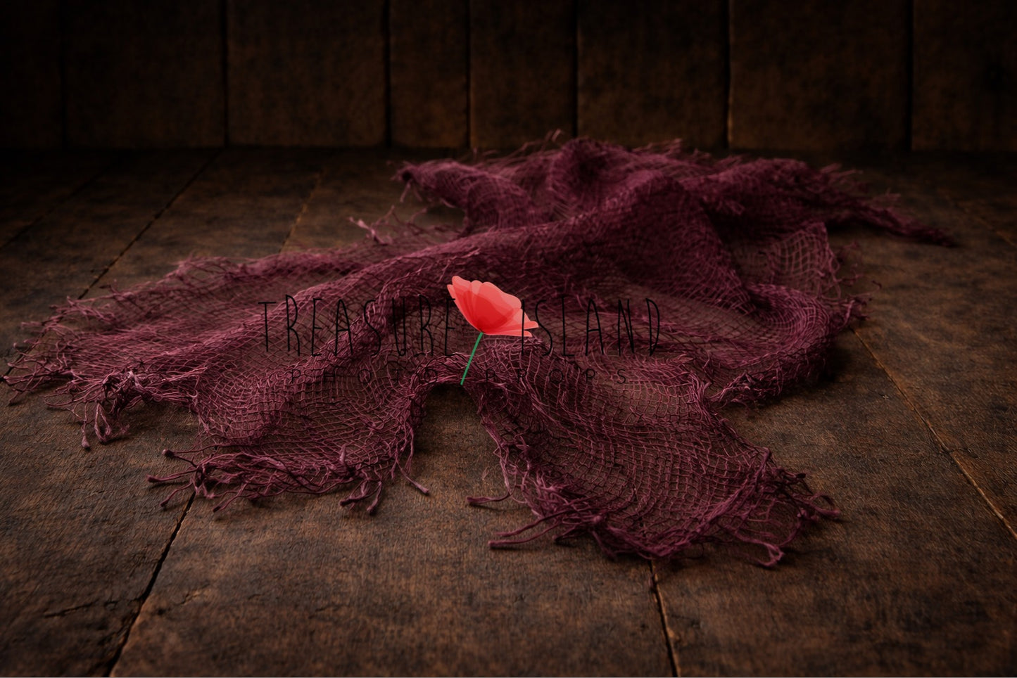 Hand-Dyed Chunky Jute Fiber Layer – Newborn Photo Props