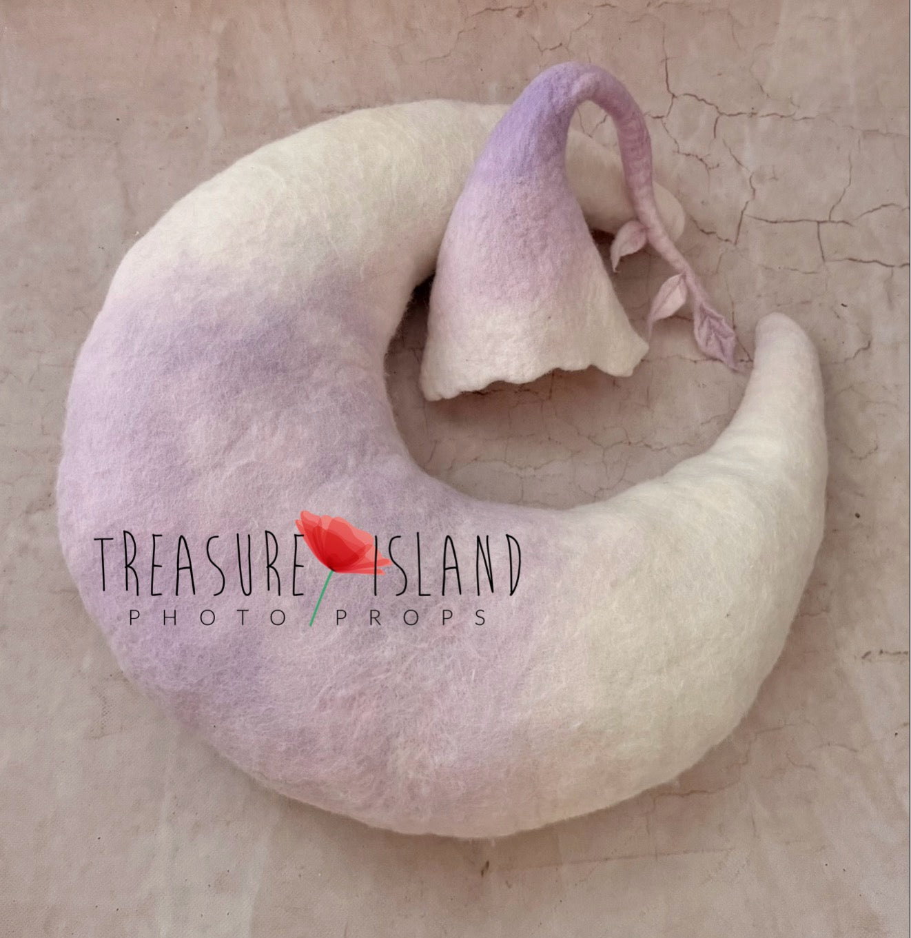 Moon Whisper - Hand Felted Newborn Set - Newborn Photo Props