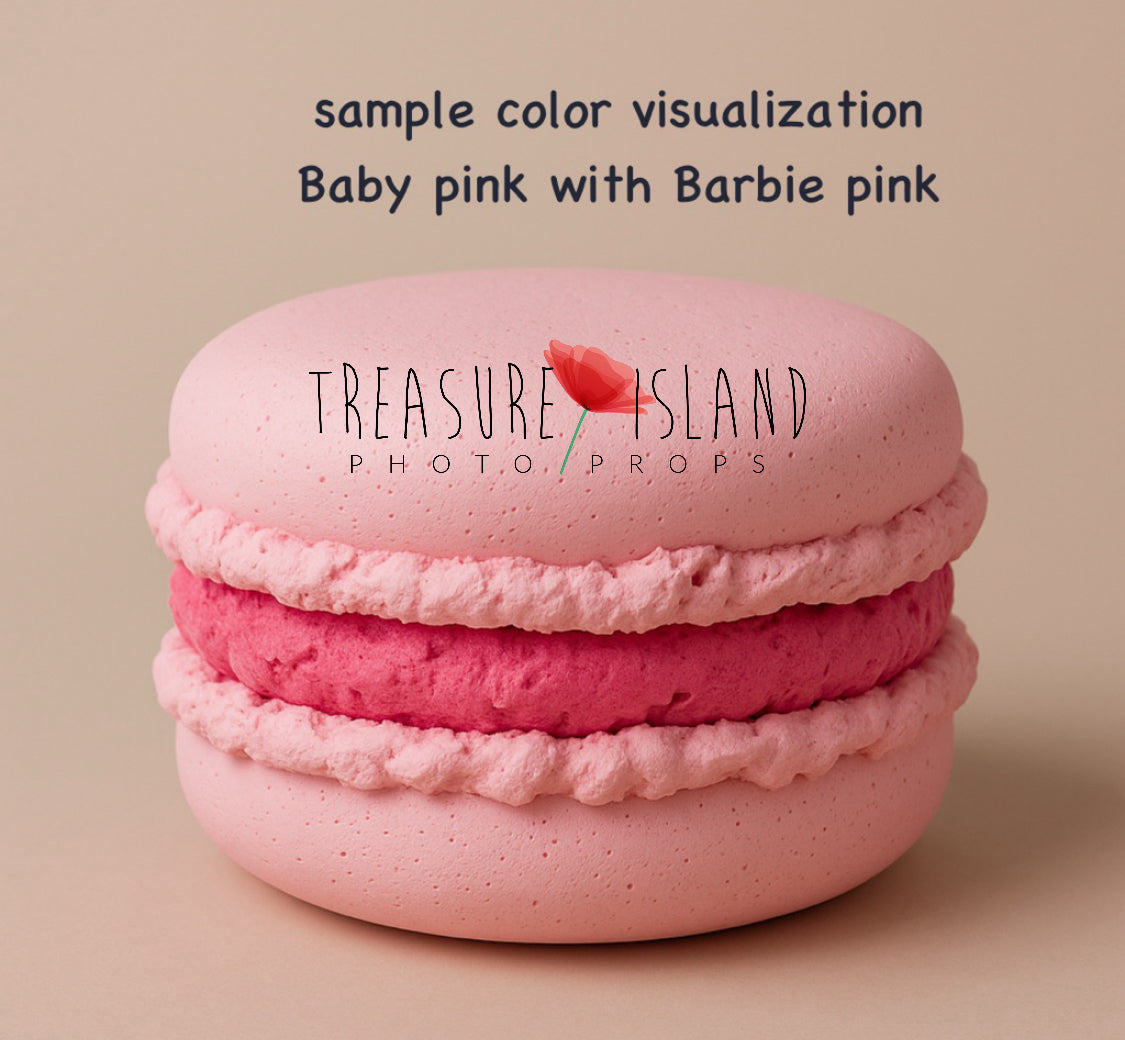 Handmade Baby Pink giant macaron photography prop
