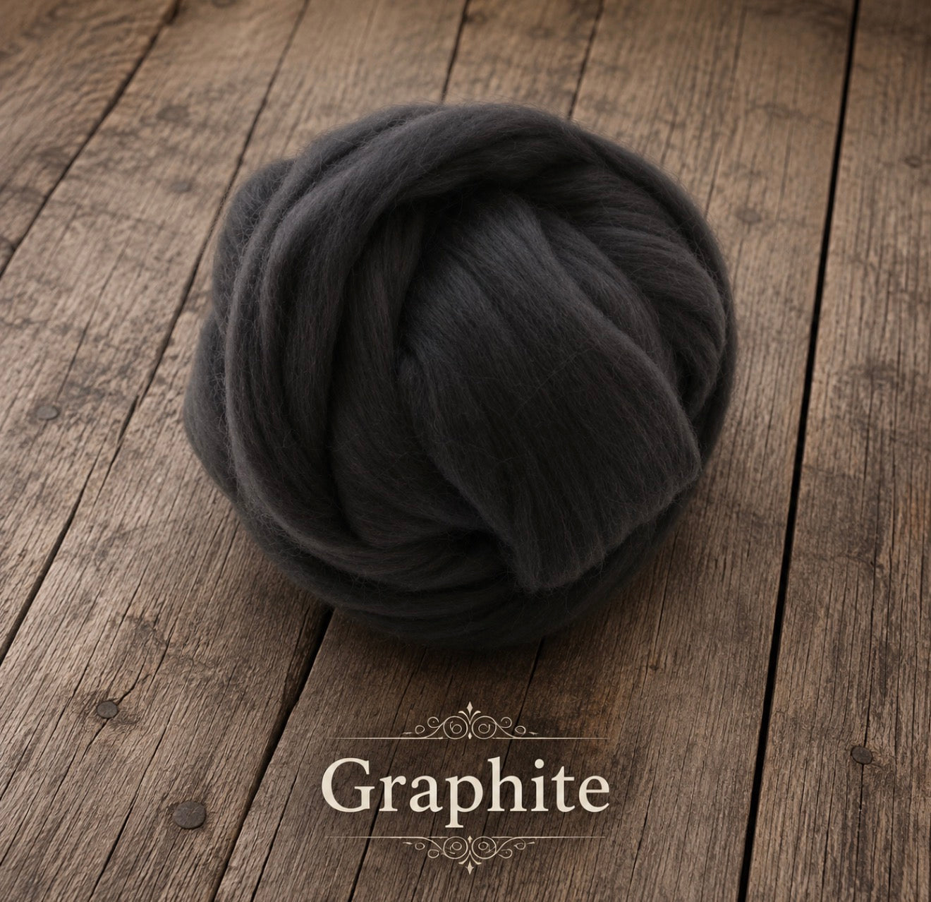 Graphite felted wool wrap color sample for newborn photography